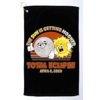 Funny Total Solar Eclipse The Sun Is Getting Mooned April 8 2024 Golf Towel