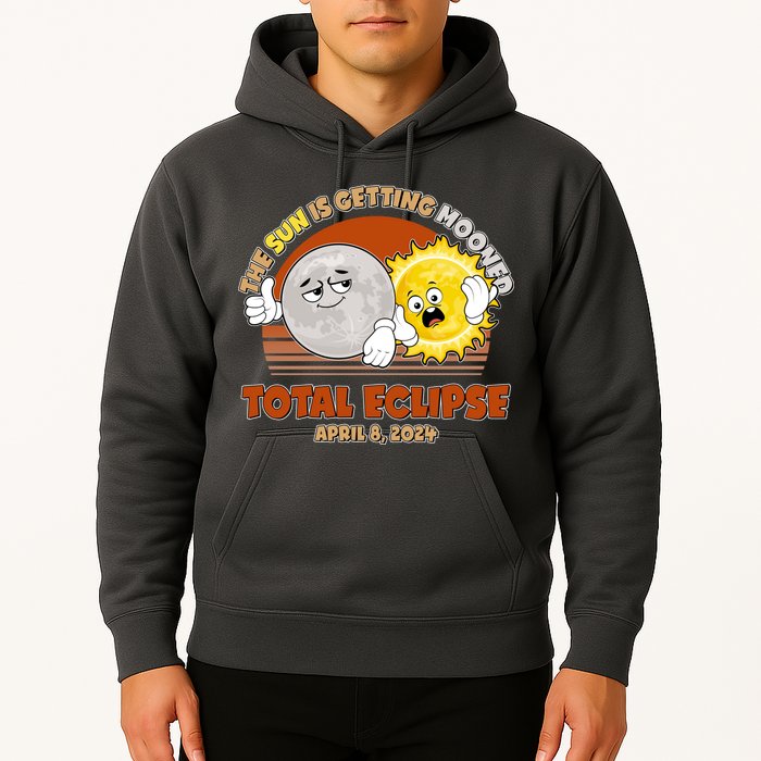 Funny Total Solar Eclipse The Sun Is Getting Mooned April 8 2024 Hoodie