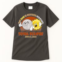 Funny Total Solar Eclipse The Sun Is Getting Mooned April 8 2024 Tall T-Shirt