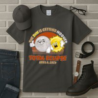 Funny Total Solar Eclipse The Sun Is Getting Mooned April 8 2024 Tall T-Shirt
