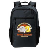 Funny Total Solar Eclipse The Sun Is Getting Mooned April 8 2024 Daily Commute Backpack