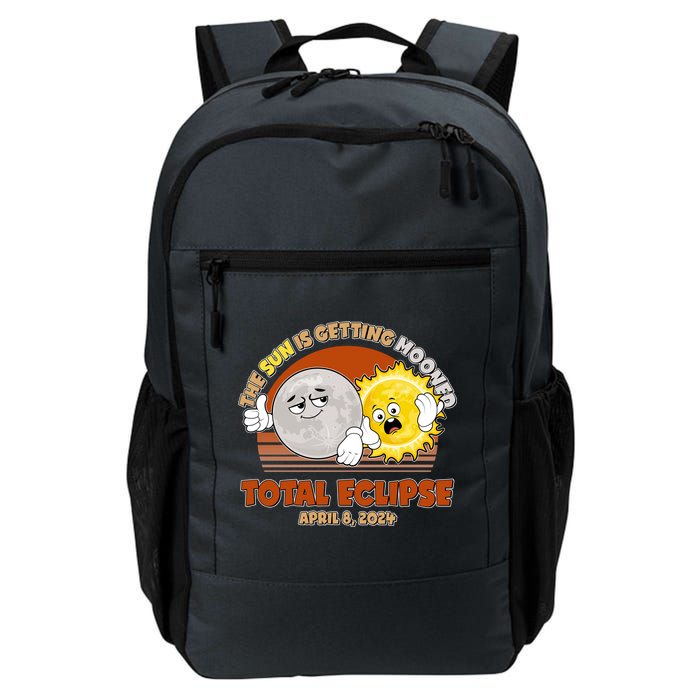 Funny Total Solar Eclipse The Sun Is Getting Mooned April 8 2024 Daily Commute Backpack