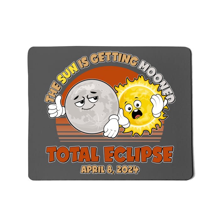 Funny Total Solar Eclipse The Sun Is Getting Mooned April 8 2024 Mousepad