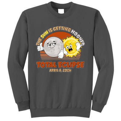 Funny Total Solar Eclipse The Sun Is Getting Mooned April 8 2024 Tall Sweatshirt