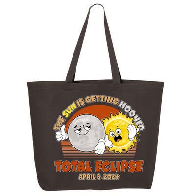 Funny Total Solar Eclipse The Sun Is Getting Mooned April 8 2024 25L Jumbo Tote