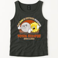 Funny Total Solar Eclipse The Sun Is Getting Mooned April 8 2024 Tank Top