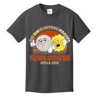 Funny Total Solar Eclipse The Sun Is Getting Mooned April 8 2024 Kids T-Shirt