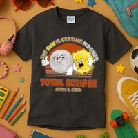 Funny Total Solar Eclipse The Sun Is Getting Mooned April 8 2024 Kids T-Shirt
