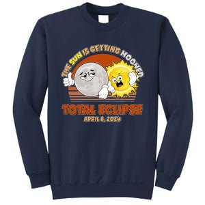 Funny Total Solar Eclipse The Sun Is Getting Mooned April 8 2024 Sweatshirt