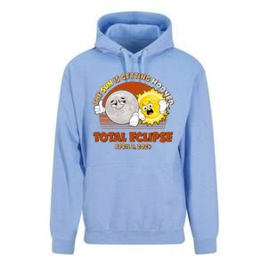 Funny Total Solar Eclipse The Sun Is Getting Mooned April 8 2024 Unisex Surf Hoodie