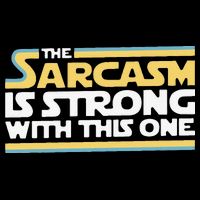 Funny The Sarcasm Is Strong With This One Drawstring Bag