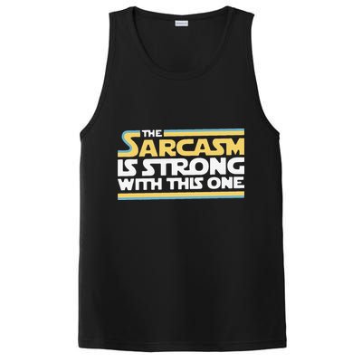 Funny The Sarcasm Is Strong With This One PosiCharge Competitor Tank