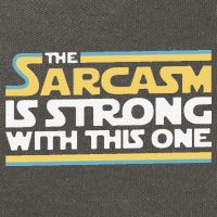 Funny The Sarcasm Is Strong With This One Cotton Canvas Backpack