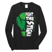 Fight The Stigma Mental Health Awareness Green Ribbon Long Sleeve Shirt