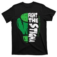 Fight The Stigma Mental Health Awareness Green Ribbon T-Shirt