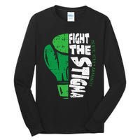 Fight The Stigma Mental Health Awareness Green Ribbon Tall Long Sleeve T-Shirt