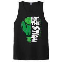 Fight The Stigma Mental Health Awareness Green Ribbon PosiCharge Competitor Tank