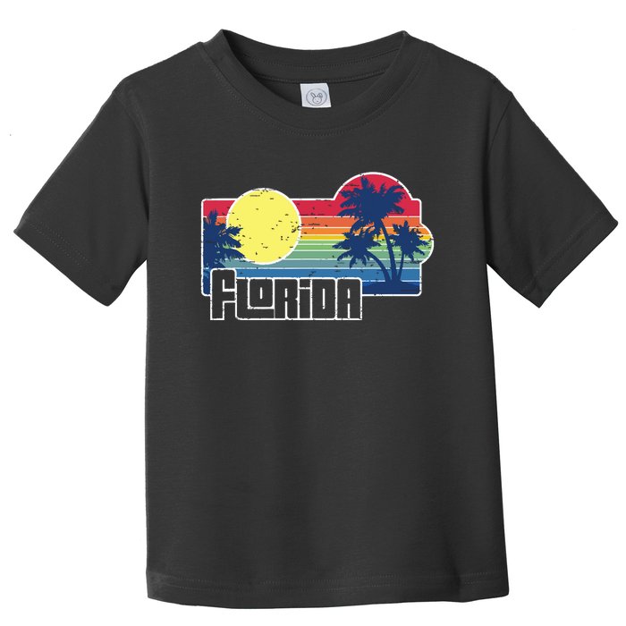 Florida The Sunshine State Florida Vacation Toddler T-Shirt