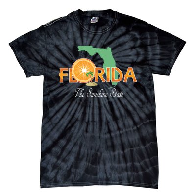 Florida The Sunshine State Fl Souvenir Tie-Dye T-Shirt