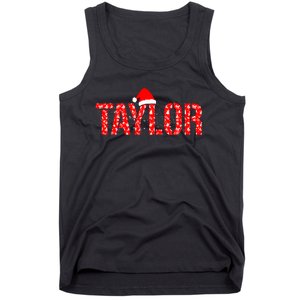 Funny Taylor Santa First Name Christmas Taylor Tank Top