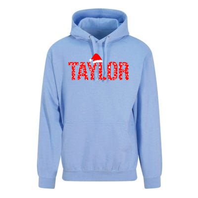 Funny Taylor Santa First Name Christmas Taylor Unisex Surf Hoodie