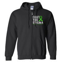 Fight The Stigma Mental Health Awareness Full Zip Hoodie