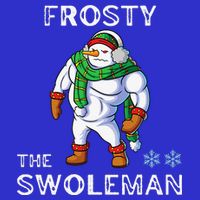 Frosty The Swoleman Funny Fitness Gym Training Christmas Sweatshirt