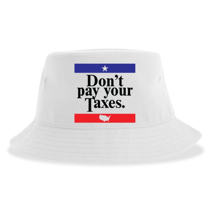 Funny Tax Season Dont Pay Your Taxes Usa Map Sustainable Bucket Hat