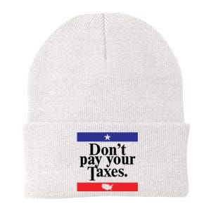 Funny Tax Season Dont Pay Your Taxes Usa Map Knit Cap Winter Beanie