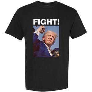 Fight! Trump Shot Trump Rally Garment-Dyed Heavyweight T-Shirt