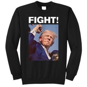 Fight! Trump Shot Trump Rally Sweatshirt