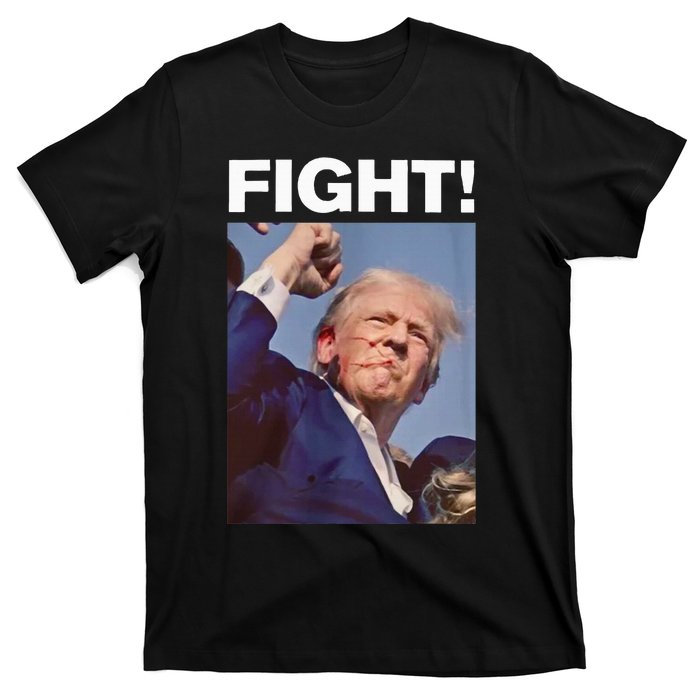 Fight! Trump Shot Trump Rally T-Shirt