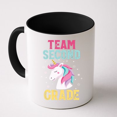 Funny Team Second Grade Unicorn Gift School Teacher Great Gift Mug