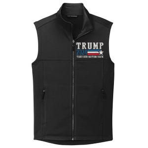 Free Trump Supporters Pro Trump 2024 Take Our Nation Back Republican Collective Smooth Fleece Vest