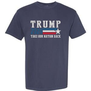 Free Trump Supporters Pro Trump 2024 Take Our Nation Back Republican Garment-Dyed Heavyweight T-Shirt