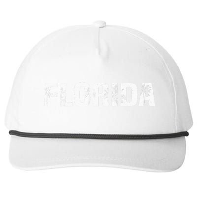 Florida The Sunshine State Snapback Five-Panel Rope Hat