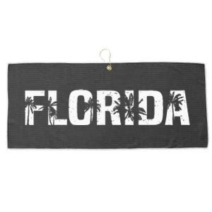 Florida The Sunshine State Large Microfiber Waffle Golf Towel