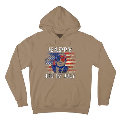 Funny Trump Shirts Happy 4th Of July American Flag Hoodie