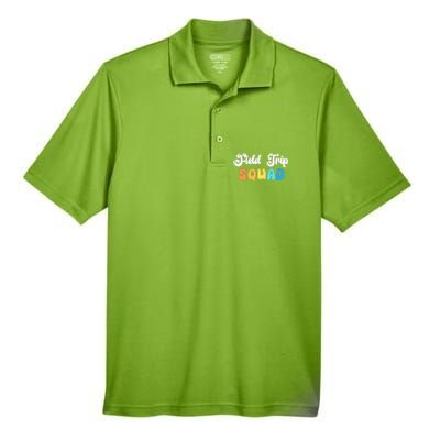 Field Trip Squad Leopard Field Day Games Kindergarten Long Sleeve Men's Origin Performance Pique Polo