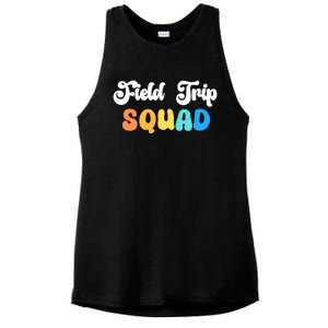 Field Trip Squad Leopard Field Day Games Kindergarten Long Sleeve Ladies PosiCharge Tri-Blend Wicking Tank