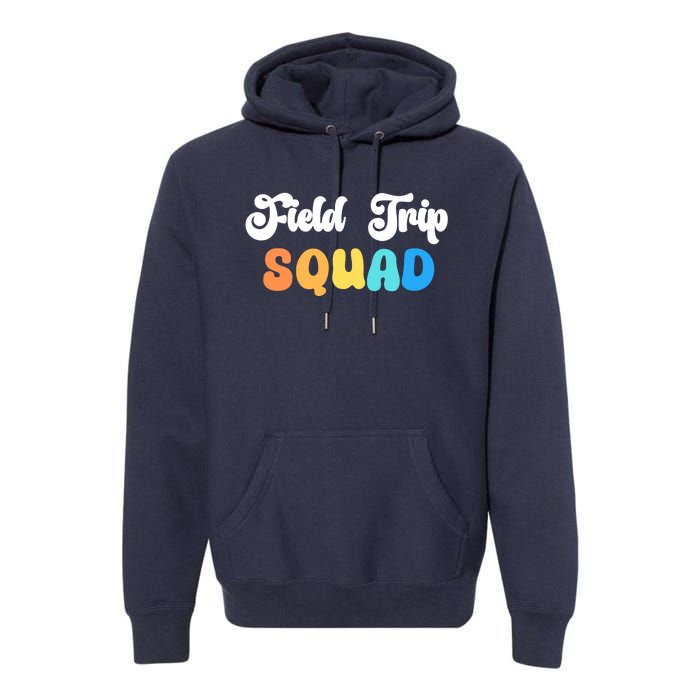 Field Trip Squad Leopard Field Day Games Kindergarten Long Sleeve Premium Hoodie