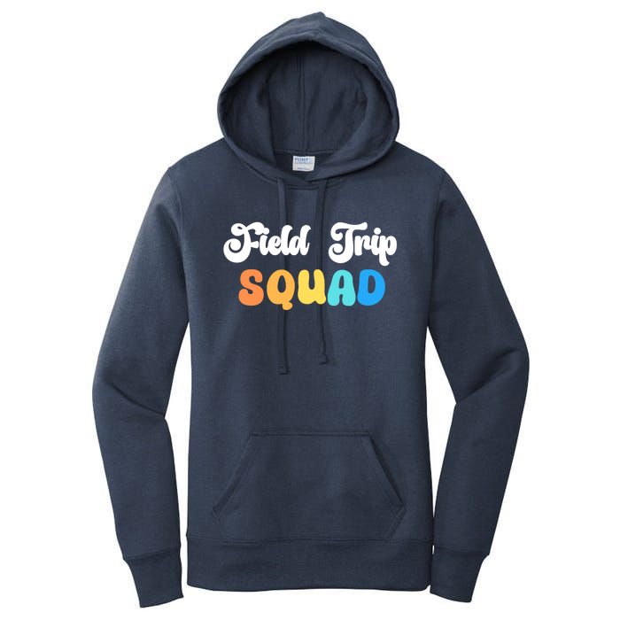 Field Trip Squad Leopard Field Day Games Kindergarten Long Sleeve Women's Pullover Hoodie