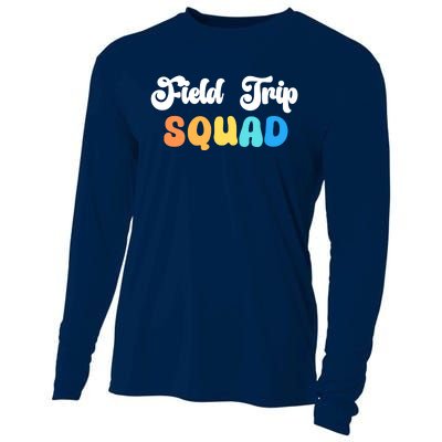 Field Trip Squad Leopard Field Day Games Kindergarten Long Sleeve Cooling Performance Long Sleeve Crew