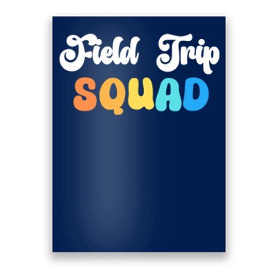 Field Trip Squad Leopard Field Day Games Kindergarten Long Sleeve Poster