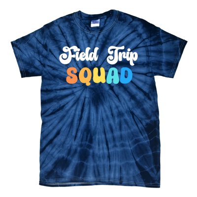 Field Trip Squad Leopard Field Day Games Kindergarten Long Sleeve Tie-Dye T-Shirt