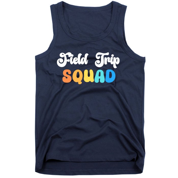 Field Trip Squad Leopard Field Day Games Kindergarten Long Sleeve Tank Top