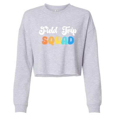 Field Trip Squad Leopard Field Day Games Kindergarten Long Sleeve Cropped Pullover Crew