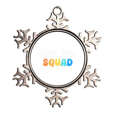 Field Trip Squad Leopard Field Day Games Kindergarten Long Sleeve Metallic Star Ornament