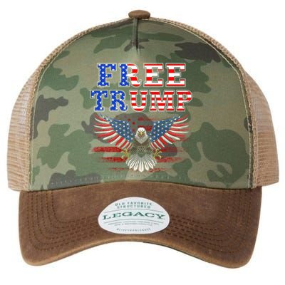 Free Trump Supporters Pro Trump 2024 Take Our Nation Back Republican Legacy Tie Dye Trucker Hat