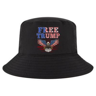 Free Trump Supporters Pro Trump 2024 Take Our Nation Back Republican Cool Comfort Performance Bucket Hat